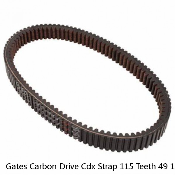 Gates Carbon Drive Cdx Strap 115 Teeth 49 13/16in Black 36 1/12ft-115T-12CT -