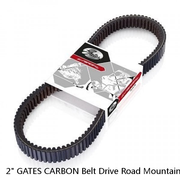 2" GATES CARBON Belt Drive Road Mountain Commute Race Bike Frame Sticker Decal